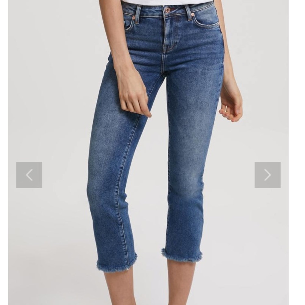 Lee Cooper Rosina Straight Crop‎ Jeans Sz 28